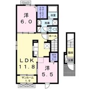 プラシードBの間取り画像