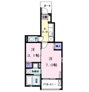 セシルパーク Bの間取り画像
