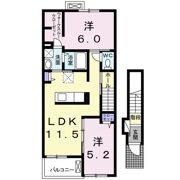 シェリーメゾンⅠの間取り画像
