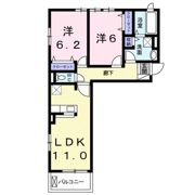 リヴィエール・コート Ⅰの間取り画像