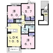 栄s．a．の間取り画像
