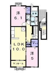 ソレアードの間取り画像