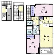 サンモール丸山 Ⅱの間取り画像