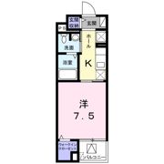 ルミエール長岡京の間取り画像