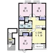 サン ルーラルⅢ・Nの間取り画像