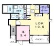 ビオーラ 本宮の間取り画像
