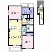 クレールⅠの間取り画像