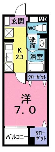 オレンティアの間取り画像