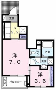 ヴィラ 桜井町の間取り画像