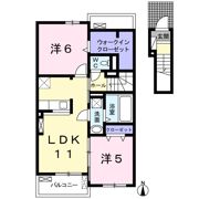 フォルツァ壱番館の間取り画像