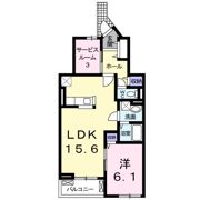 サワディーⅠの間取り画像