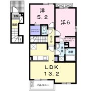 グレイス リーフ 葵の間取り画像