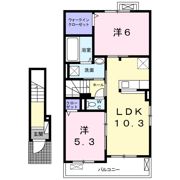 水明郭Aの間取り画像