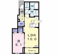 コンフォート南鶉Ⅰの間取り画像