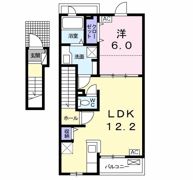 コンフォート南鶉Ⅱの間取り画像