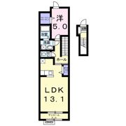 ソレアード Ⅰの間取り画像