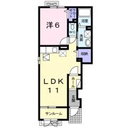 サニーヒルズDの間取り画像