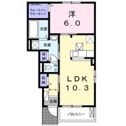 パーク アクシスEAST Cの間取り画像