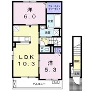 パーク アクシスEAST Cの間取り画像