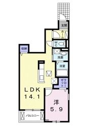 モンターナ Ⅲ番館の間取り画像