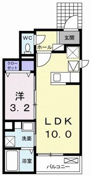 シャルドンAの間取り画像