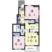 イーリス Aの間取り画像