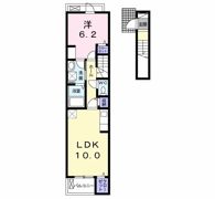 ラインハイム横代の間取り画像