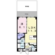 グレイスパグーロ Jの間取り画像