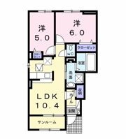 コスメニアⅡの間取り画像