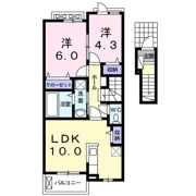 レジデンス北岩田の間取り画像