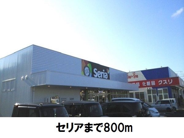 近くのSeriaまで800m（徒歩10分）