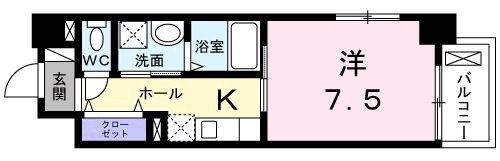 ディアコートの間取り画像