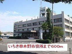 近くのいちき串木野市役所まで600m（徒歩8分）
