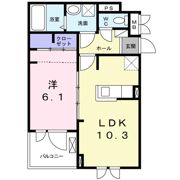 プログレス F Ⅰ番館の間取り画像