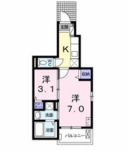 ブロッサムⅠの間取り画像