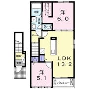 プルフィールド Bの間取り画像