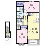 ヴィラ・グレイス久松台の間取り画像