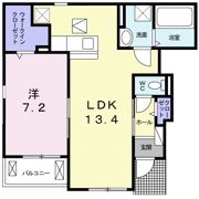 モンド フォレスタⅡの間取り画像