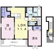 モンド フォレスタⅡの間取り画像