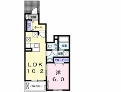 スクエア Bの間取り画像