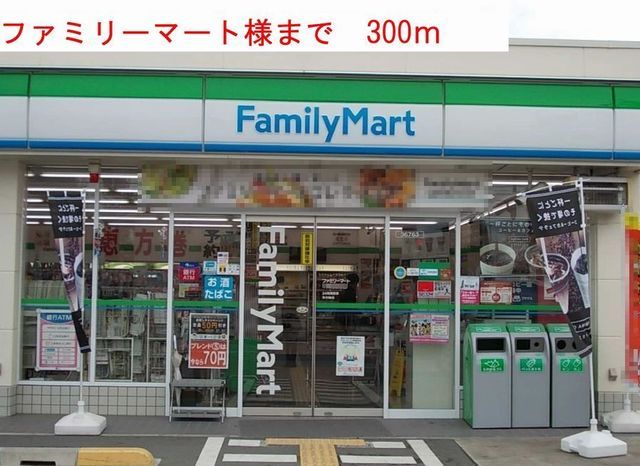 近くのコンビニまで300m（徒歩4分）