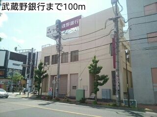 近くの武蔵野銀行まで100m(徒歩2分)