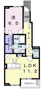 コーポ牧の池の間取り画像