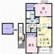 ピア オリーブ Cの間取り画像