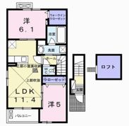 アメニティカスガⅧの間取り画像