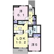 アグリ フォーリオCの間取り画像