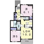 アグリ フォーリオDの間取り画像