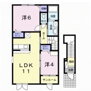 モダン ブローテの間取り画像