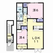 モダン ブローテの間取り画像