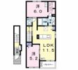 プレミアージュ粟野Ⅲの間取り画像